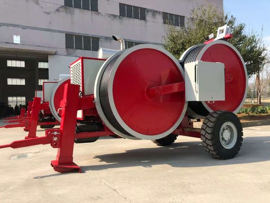 GL-2X50 Гидравлический тягач для натягивания кабелей с инструментами натяжного оборудования