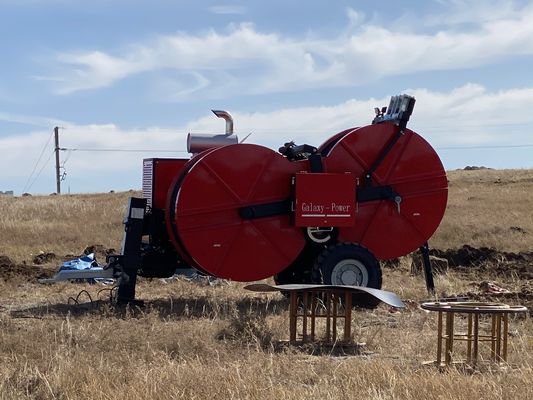 1x90кН Высококачественный гидравлический тягач-натяжитель для кабеля для монтажа линий электропередач