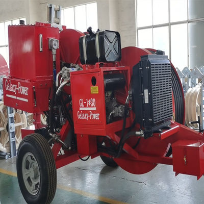 Pulling  Cable Single Conductor Earth Wire Tensioner Stringing Machine