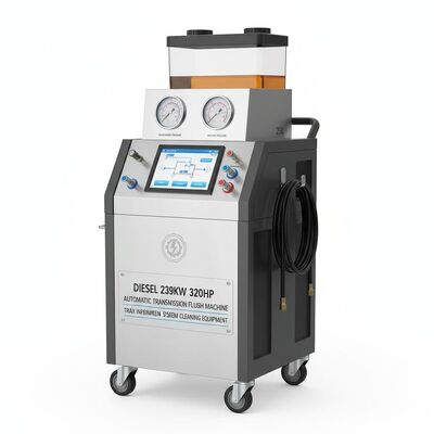 Машина для промывки дизельных автоматических трансмиссий мощностью 239 кВт (320 л.с.) с автоматической коробкой передач, максимальное прерывистое тяговое усилие 90 кН, оборудование для очистки трансмиссионной системы