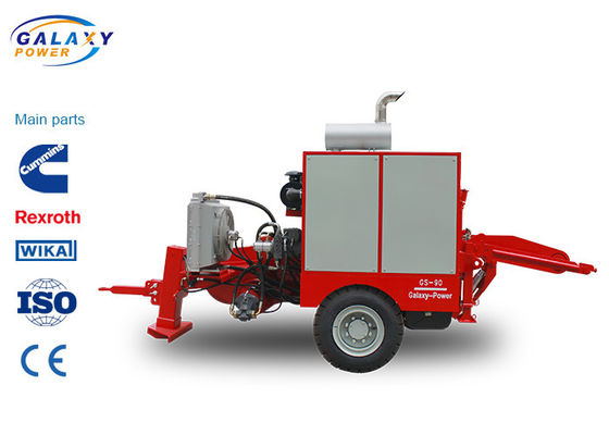 Тяга 90кН гидравлического шкива Кумминс 118кв 158хп двигателя максимальная прерывистая