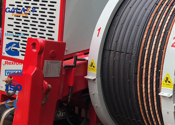 напряжение 2x45/1x90kN Макс гидравлического Tensioner 77kw 103hp imported Engine прерывистое шнуруя оборудование