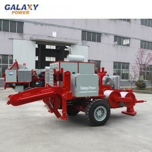 гидравлический кабель 9T вытягивая передачу 118kw шнуруя оборудование