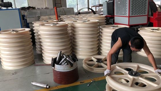 Диаметр 508x75mm шкив проводника пачки колеса 5 нейлонов для линии инструмента ConductorTransmission квадрацикла