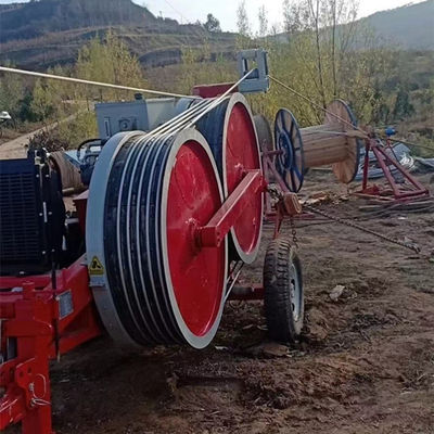 66KV выпуская проводника и земной гидравлической машины Tensioner 1X30KN