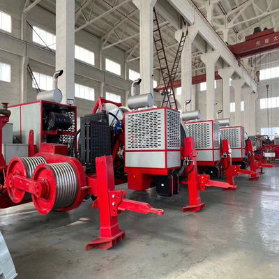 Машина пулера кабеля линий электропередач максимальная 120KN 12T передачи гидравлическая