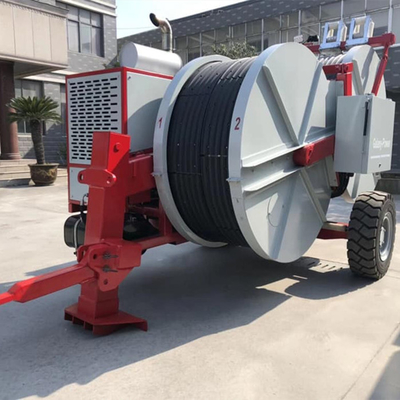 напряжение кабеля 1x90kN шнуруя оборудование ACCC накладные расходы передачи 8 тонн